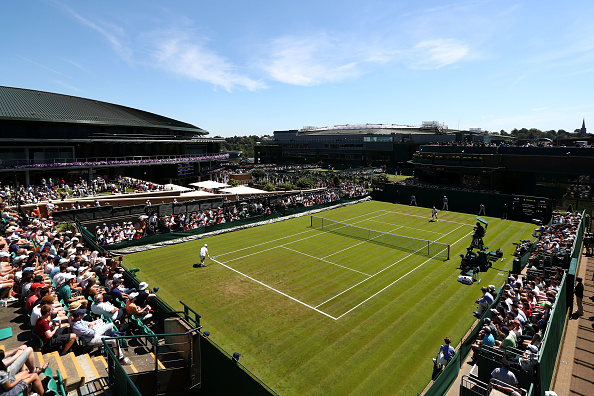 Fans packed on court 18 to see Lucas Pouille come though Denis Kudla (Photo: Matthew Lewis/Getty Images)
