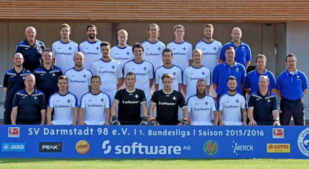 Plantilla del SV Darmstadt 98 de la temporada 2015/16 / Fotografía: Kicker