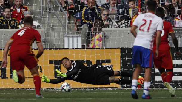 Nick Rimando may have to be at his very best to keep Toronto out | Source: mlssoccer.com