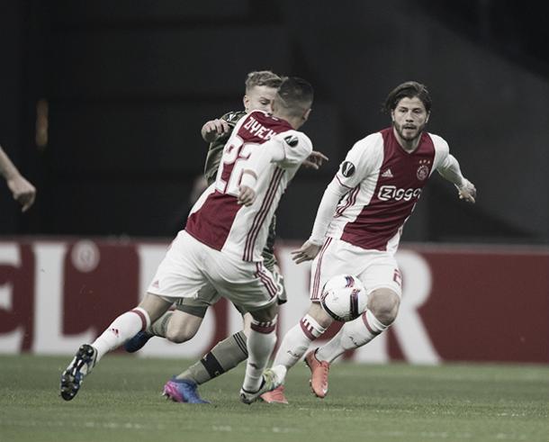 Ajax en un partido  Foto:ajax.nl
