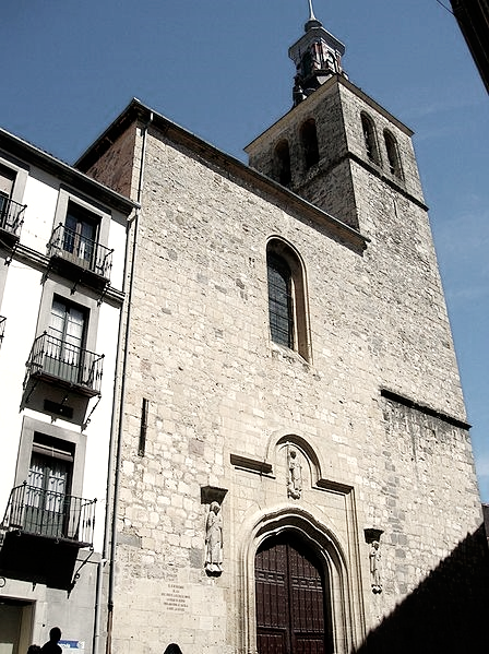 Iglesia de San Miguel de Segovia. Fuente: wikicommons