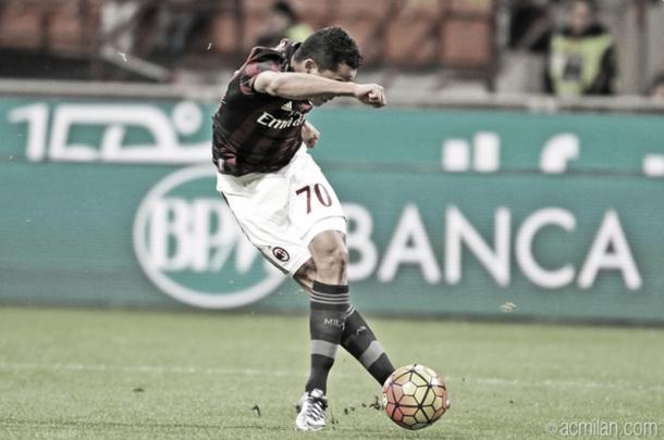 Carlos Bacca gives Milan the lead with a cheeky finish | Image: acmilan.com