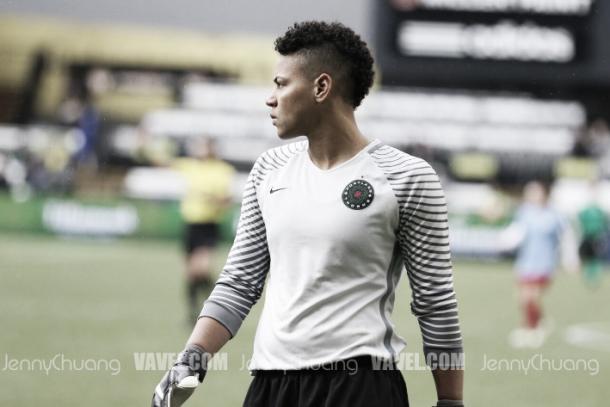 Adrianna Franch made the save on the Courage's penalty kick (Source: Jenny Chuang - Vavel)