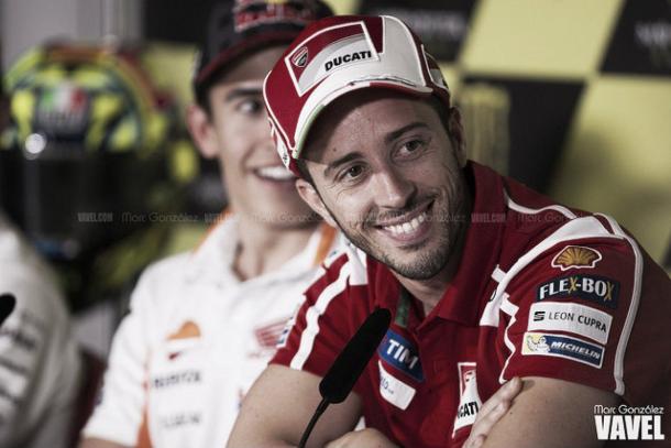 Andrea Dovizioso en rueda de prensa. Foto: Marc González- VAVEL