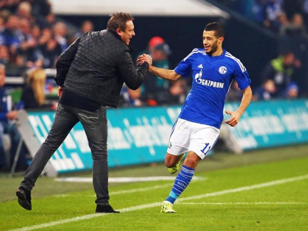 Schalke couldn't keep hold of Belhanda's first half goal. Image via Kicker.de