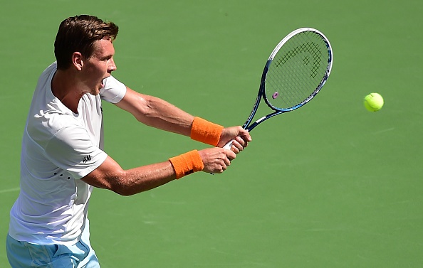 Berdych in action when the two previously met (Getty Images/AFP/Frederic  J Brown)