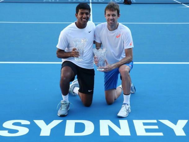 2015 Champions Rohan Bopanna (left) and Daniel Nestor (Photo: AFP)