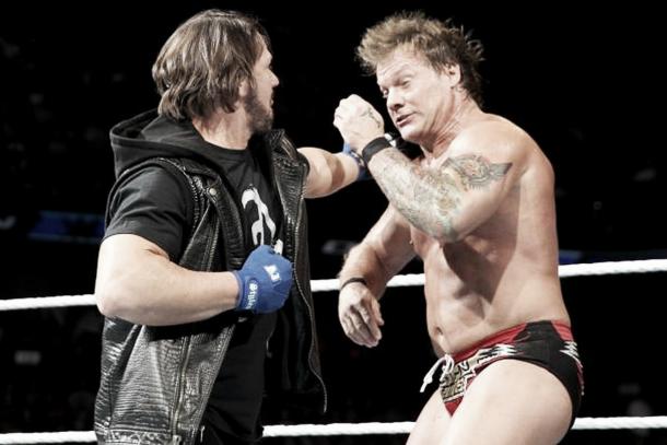 AJ Style contra Chris Jericho Foto: Bleacherreport