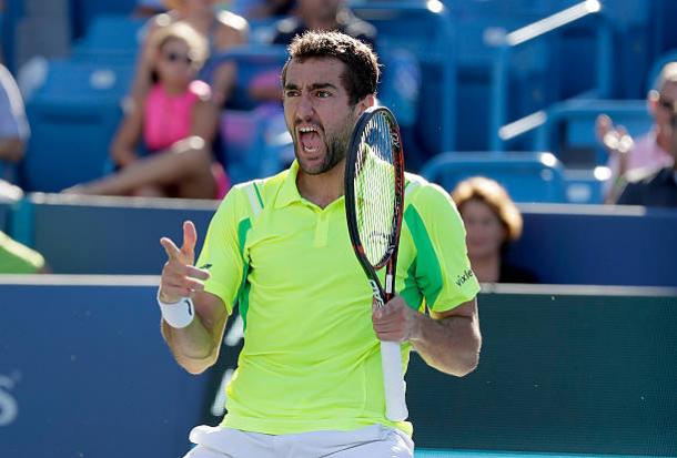 Cilic celebrates his victory over Andy Murray last summer (Getty/Andy Lyons)