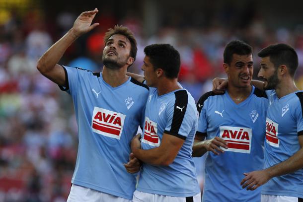 Pedro León celebra su gol | Foto: AL Juárez