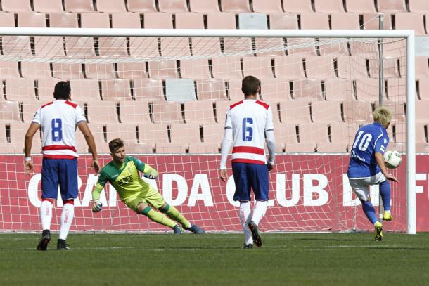 Gol de Kiu, de penalti | Foto: AL Juárez