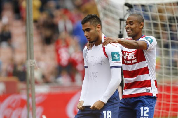 Pereira celebra su gol | Foto: AL Juárez