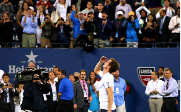 After years of falling just short, Murray finally claimed his first Grand Slam title in New York at the 2012 U.S. Open. Credit: AMA/Corbis via Getty Images