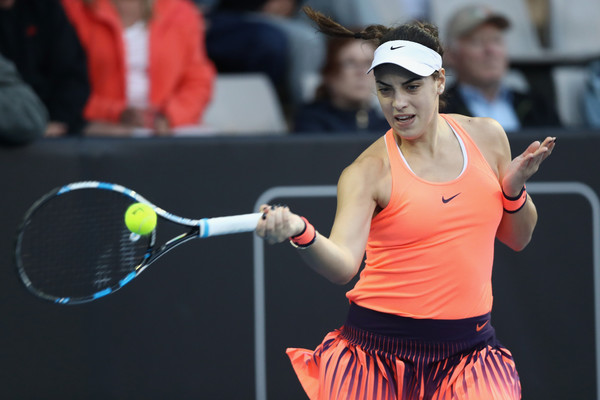 Konjuh hitting a forehand | Photo: Phil Walter/Getty Images AsiaPac