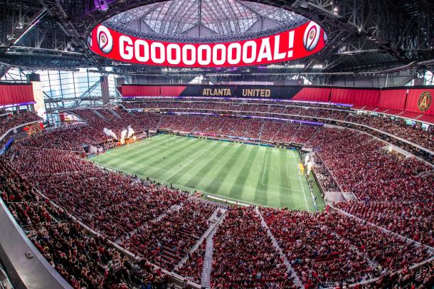 Mercedes Benz Stadium. Fuente: Atlanta United
