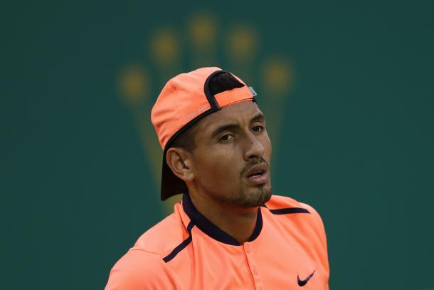 Kyrgios in Shanghai (Photo by Lintao Zhang/Getty Images)