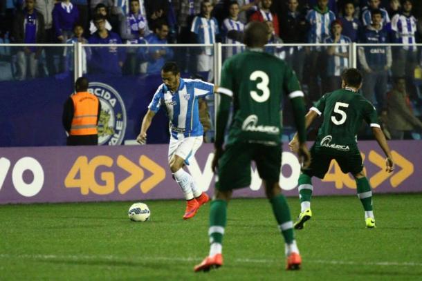 Avaí venceu as duas partidas na Série A 2015: na Ressacada, 2 a 1 (Foto: Jamira Furlani/Avaí FC)