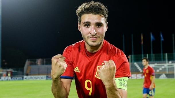 Abel Ruiz capitán de la sub-17 española | Foto: www.uefa.com