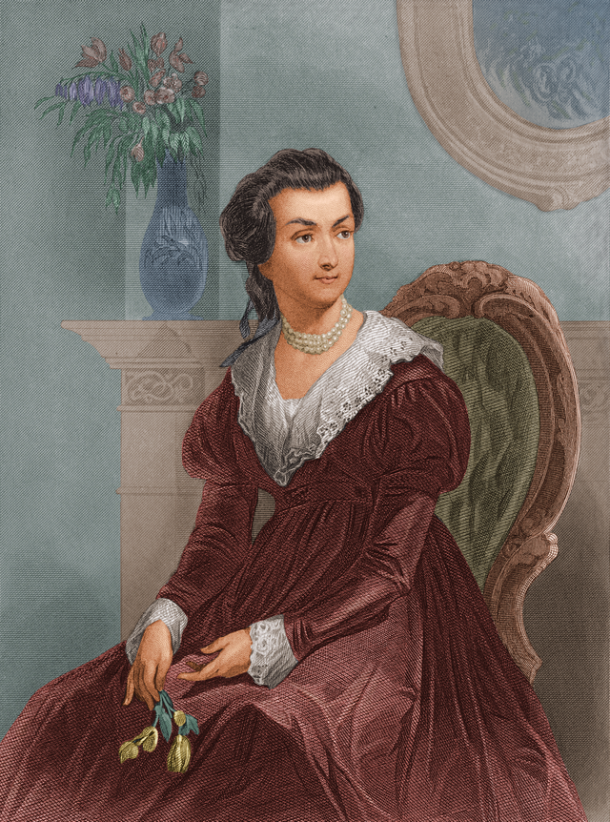 Portrait painted by Gilbert Stuart