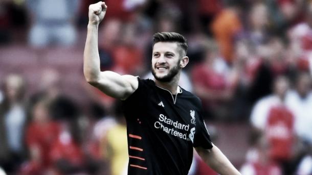 Adam Lallana delighted after Liverpool's 4-3 victory over Arsenal at the Emirates Stadium. (Picture: Sky Sports)