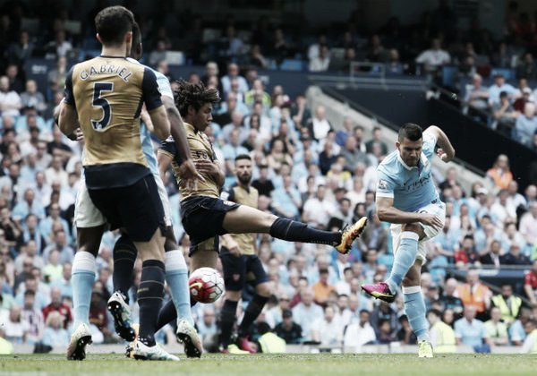 Agüero abrió el marcador a los 8 minutos de juego | Foto: Premier League