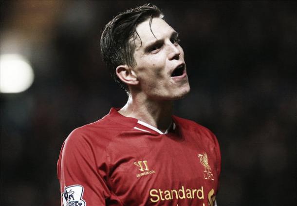 Agger left Liverpool following a break-down with manager Brendan Rodgers (image: goal.com)
