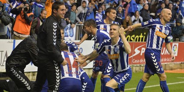 Il Deportivo Alavès nella scorsa stagione, en.as.com