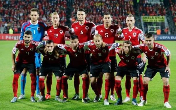 L'Albania durante le qualificazioni, telegraph.co.uk