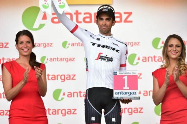 Alberto Contador fue el corredor más combativo de la 13ª etapa | Foto: ASO