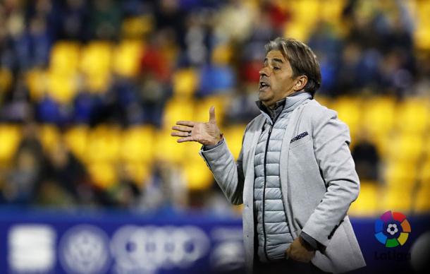 El entrenador Natxo Gonzalez no consigue dar con la clave para que su equipo marque mas goles. (Foto: LaLiga)