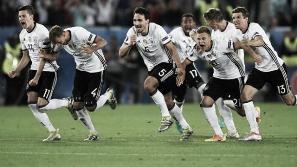 Alemania fue el equipo que acabó pasando a la semifinal | Foto: UEFA