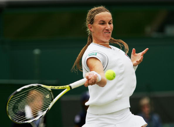 Svetlana Kuznetsova in action at Wimbledon back in 2007 (Getty/Alex Livesey)