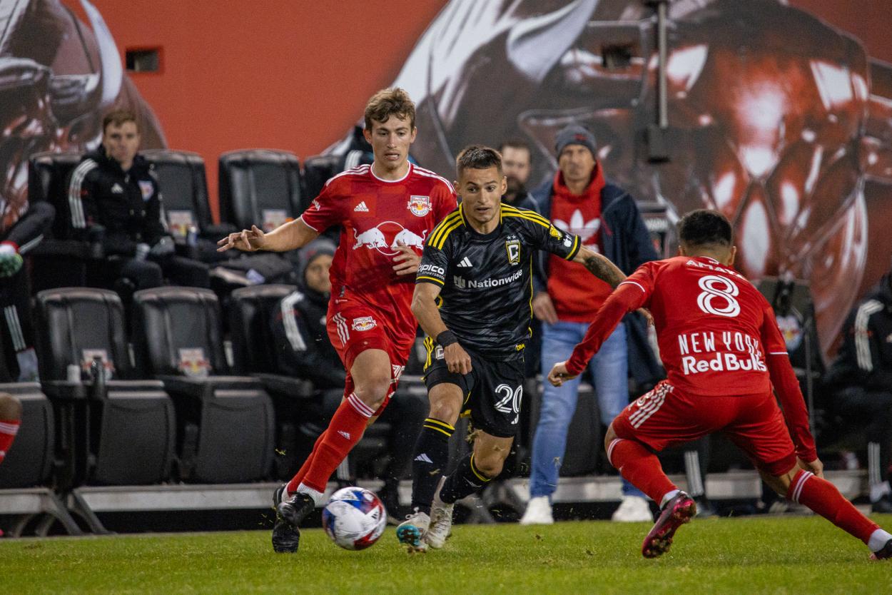 Alex Matan going in for the shot. photo courtesy of ColumbusCrew