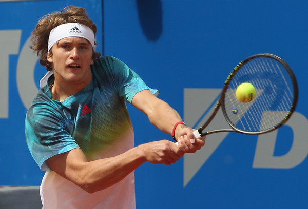 Alexander Zverev in BMW Open action. Photo: Alexandra Beier/Getty Images