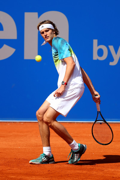 Alexander Zverev in BMW Open action. Photo: Alexander Hassenstein/Getty Images