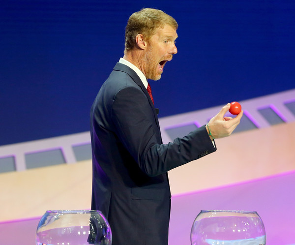 Lalas was a draw assistant Sunday in New York, and he provided some comedy as he drew the United States' ball to confirm their Group A placement.