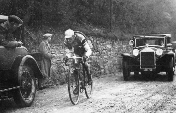 Alfredo Blinda en el Giro de Italia. Foto: cycletoscana