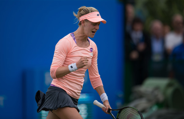 Alison Riske in action at Nottingham last year | Photo: Jon Buckle/Getty Images Europe