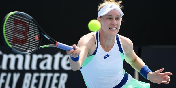 Riske is looking to cause another upset against the world number one/Photo: Quinn Rooney/Getty Images