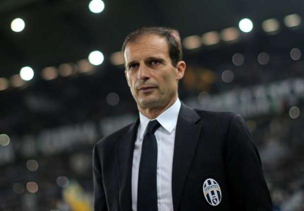 Allegri looks on during a match | Photo: goal.com