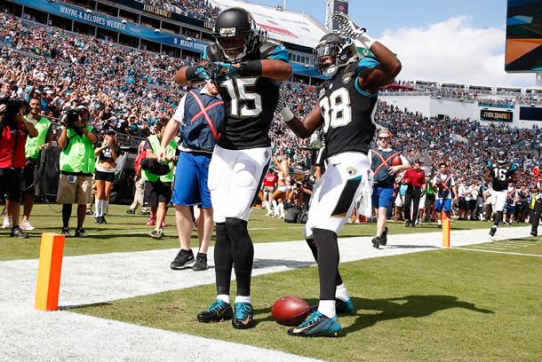 Allen Robinson, Allen Hurns, and the Jaguars are the new dark horse in the AFC. | Photo: Sam Greenwood/Getty Images