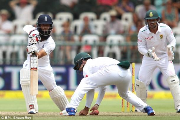 Moeen Ali plays a shot during his crucial stand with Jonny Bairstow (photo: BPI)