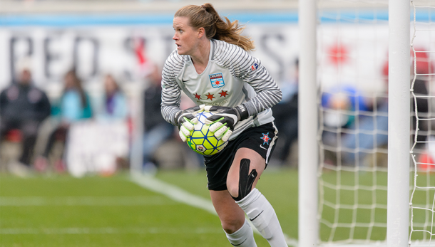 With Alysaa Naeher back from U.S. international duty, the Chicago Red Stars will look to keep Sky Blue FC just outside the fourth and final playoff spot this weekend | Source: nwslsoccer.com