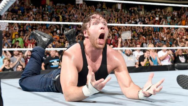 Ambrose retained the WWE Championship. Photo- WWE.com