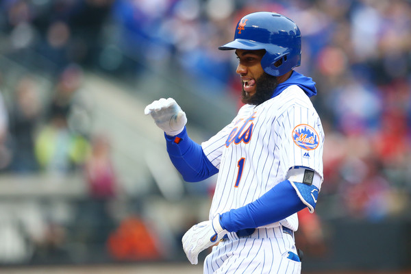 Rosario reacts after driving in two runs in the bottom of the fifth inning/Photo: Mike Stobe/Getty Images