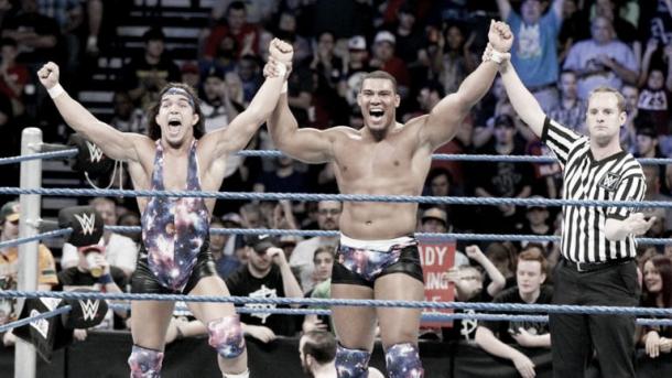 American Alpha picked up a win on their SmackDown Live debut (image: skysports.com)