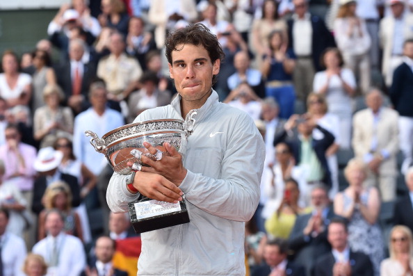 Nadal after he won the title in 2014 (Getty/Anadolu Agency)