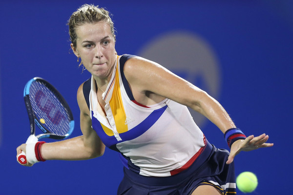 Anastasia Pavlyuchenkova in action at the 2017 Wuhan Open | Photo: Yifan Ding/Getty Images AsiaPac