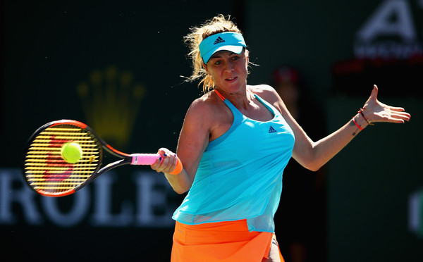 Anastasia Pavlyuchenkova in action at the BNP Paribas Open | Photo: Clive Brunskill/Getty Images North America