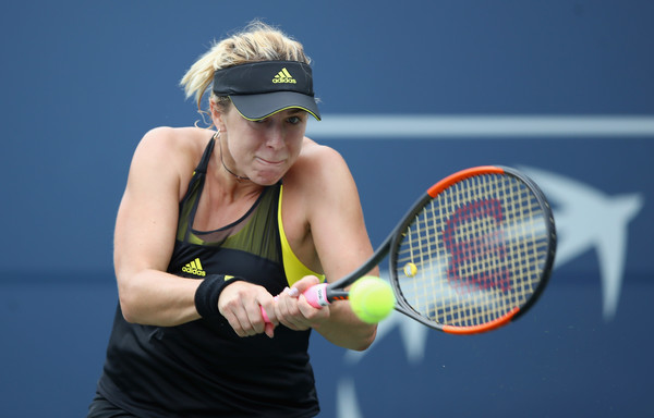 Anastasia Pavlyuchenkova made the first breakthrough in the match | Photo: Ezra Shaw/Getty Images North America